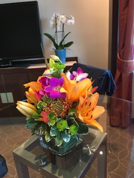 Flowers in our suite