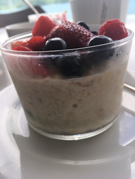 Muesli from Seabourn Square for breakfast
