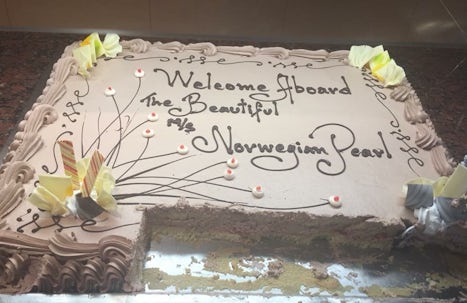 Our welcome cake