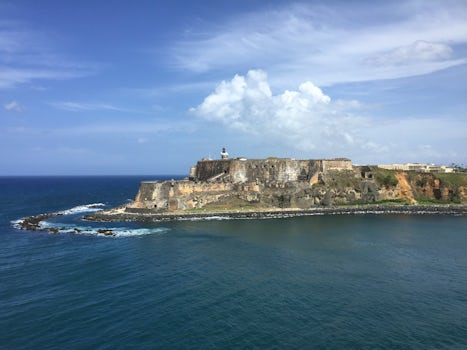San Juan - Fort from balcony