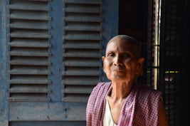 Cambodian village lady