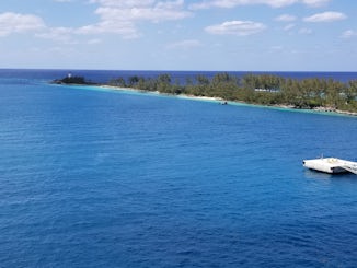 Blue waters of Nassau
