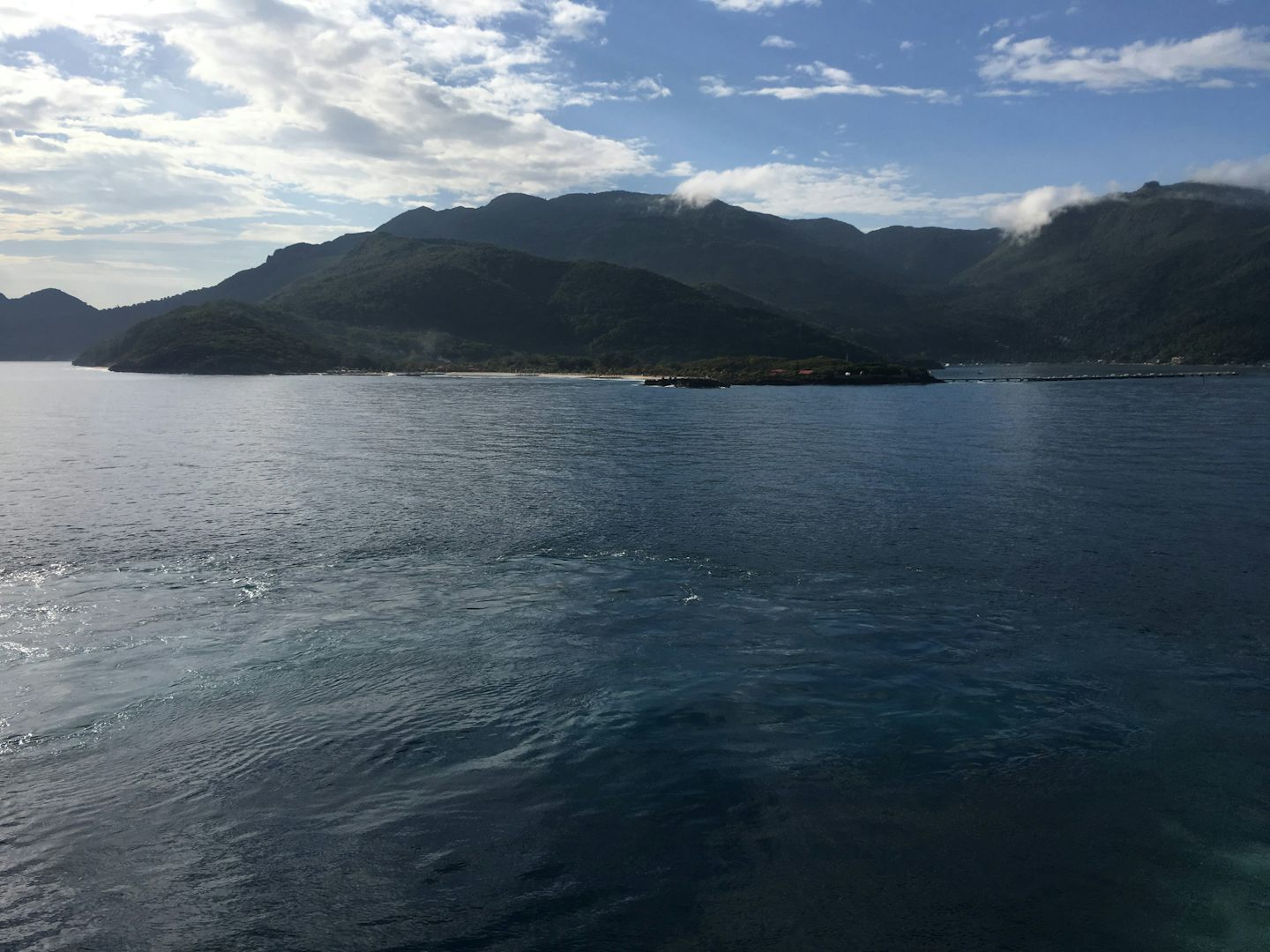 Coming into Labadee on the ship