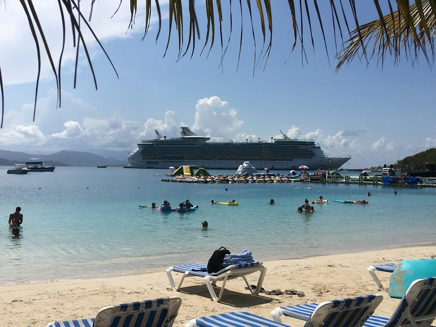 The ship from the beach