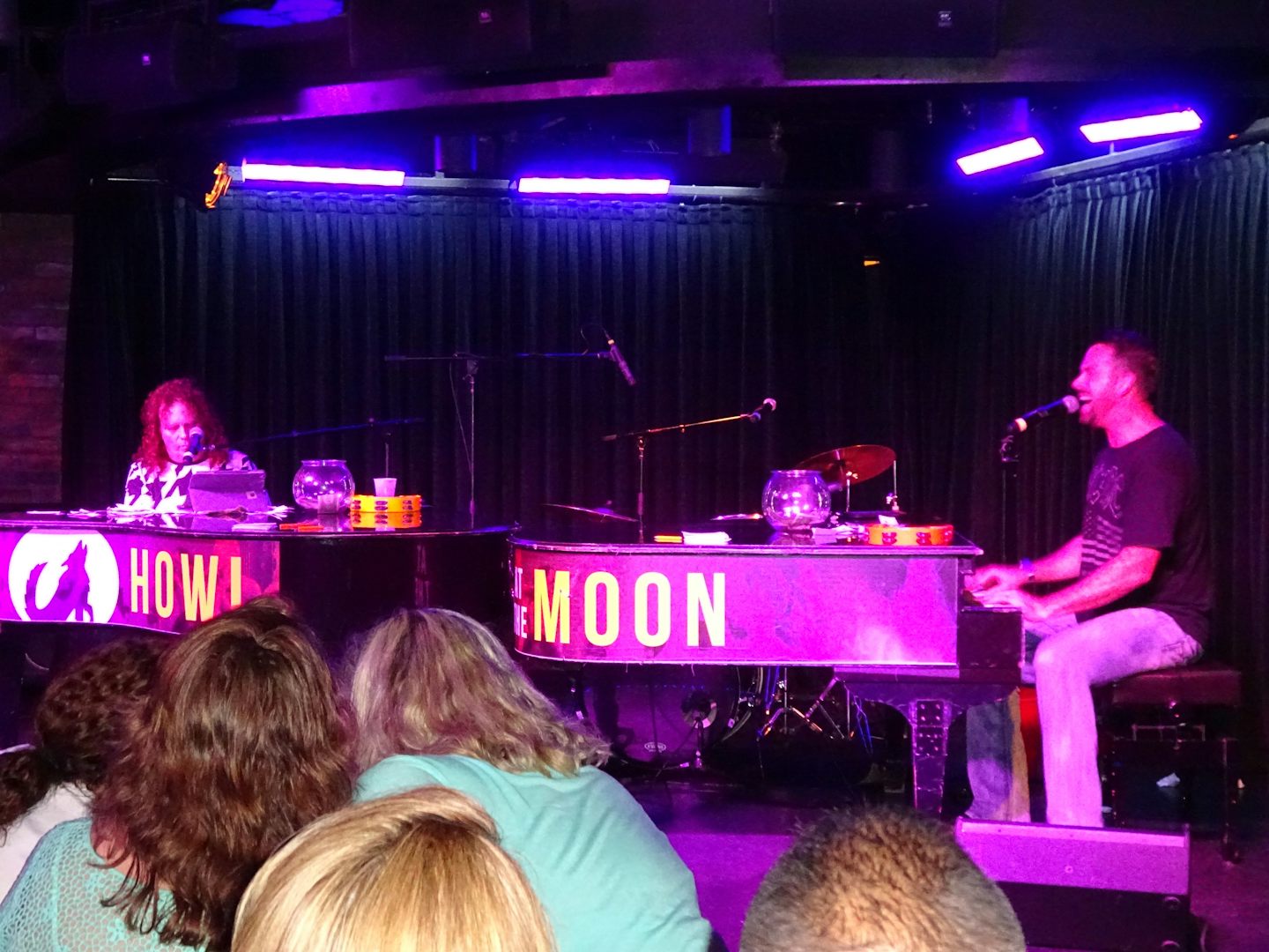 The entertainment onboard was top notch.  This is Howl at the Moon and was