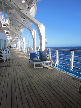 Peace & quiet on the promenade deck