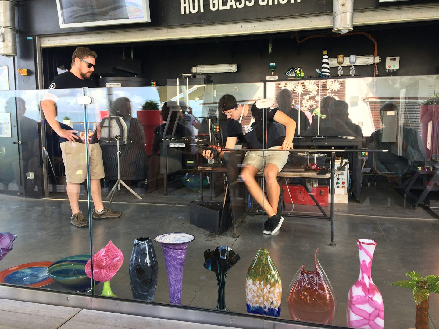 Glass Blowing show