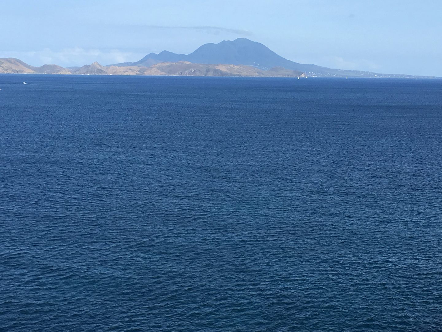 View as we are leaving St Kitts