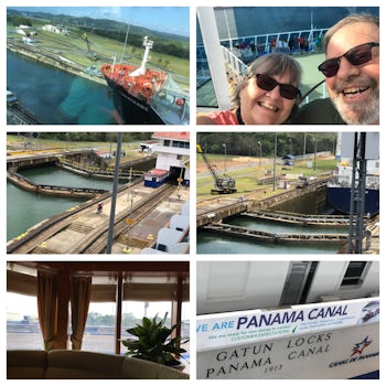 Scenes from our Panama Canal transit day