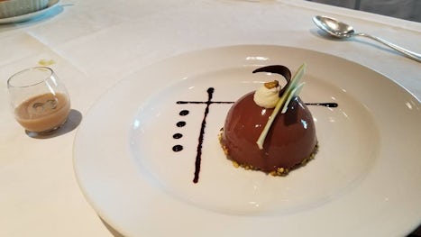 Amazing chocolate/pistachio mousse