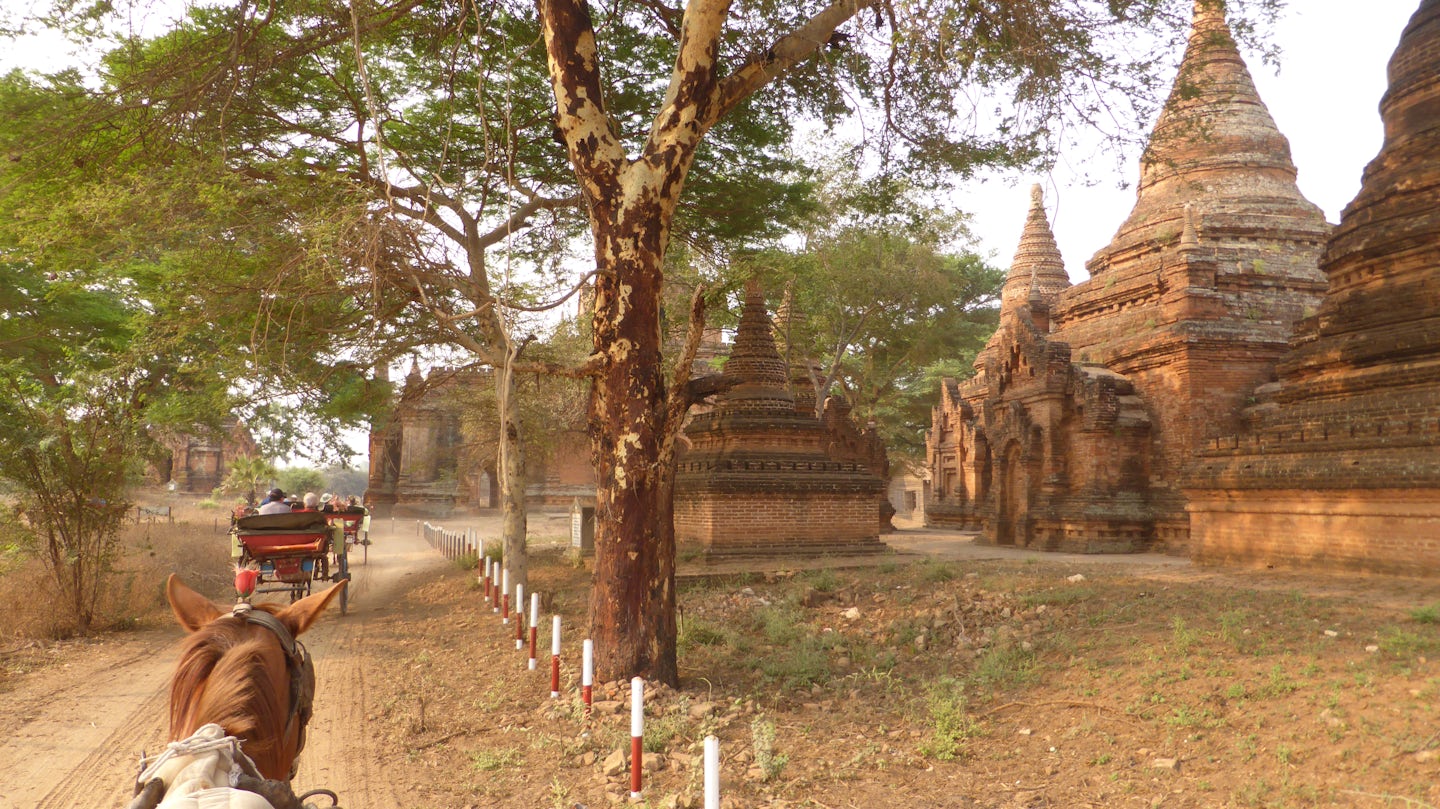 Horse & Cart Ride Around Bagan Pagodas