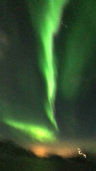 Northern lights, unedited taken with Iphone8