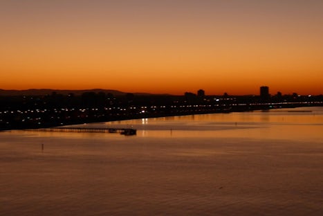 Sunrise at Melbourne Port