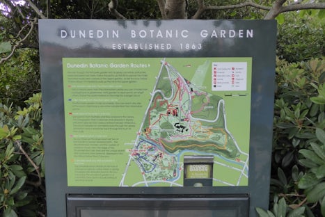 Dunedin Botanic Gardens signage