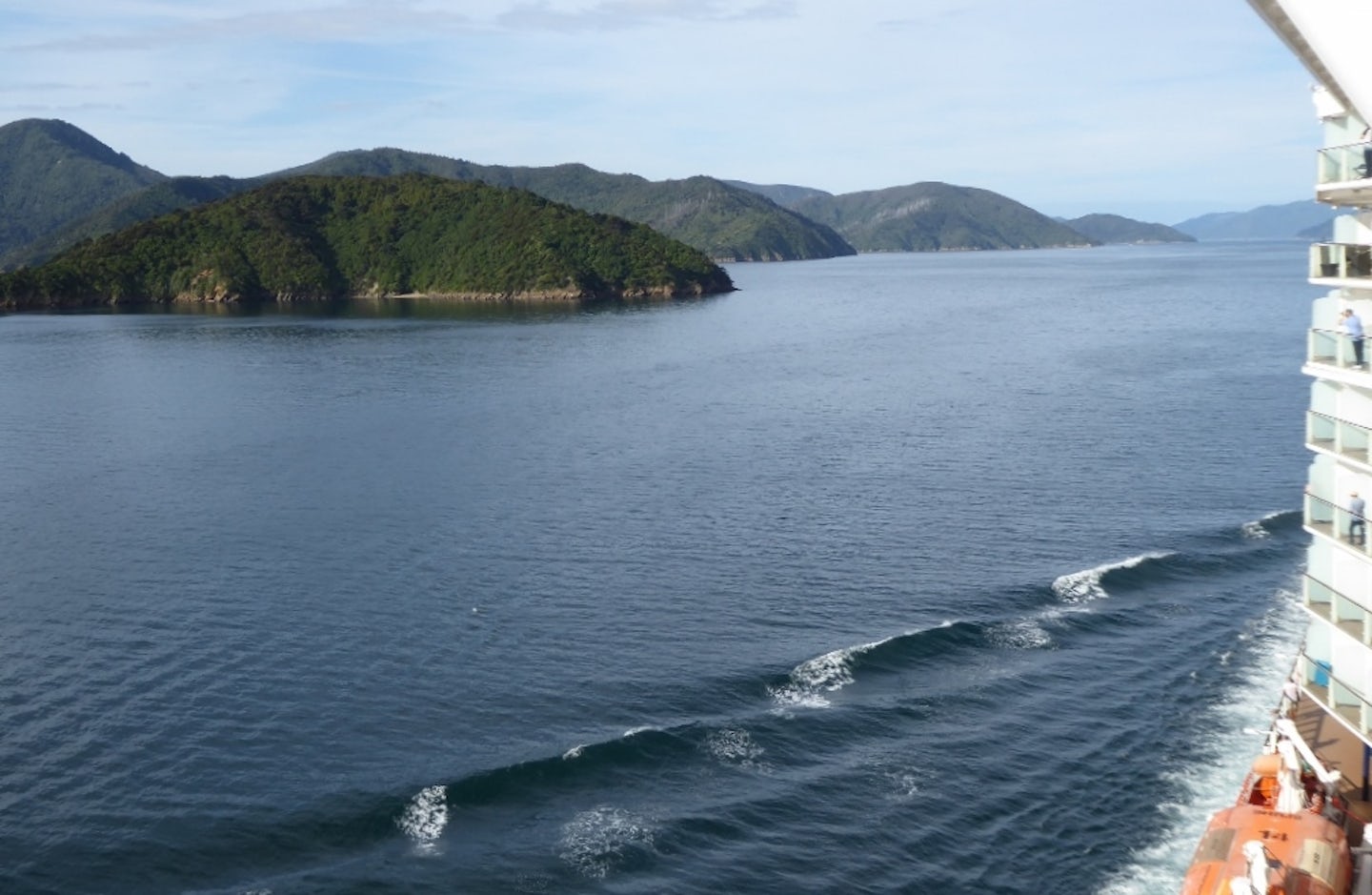 View from ship approaching Picton