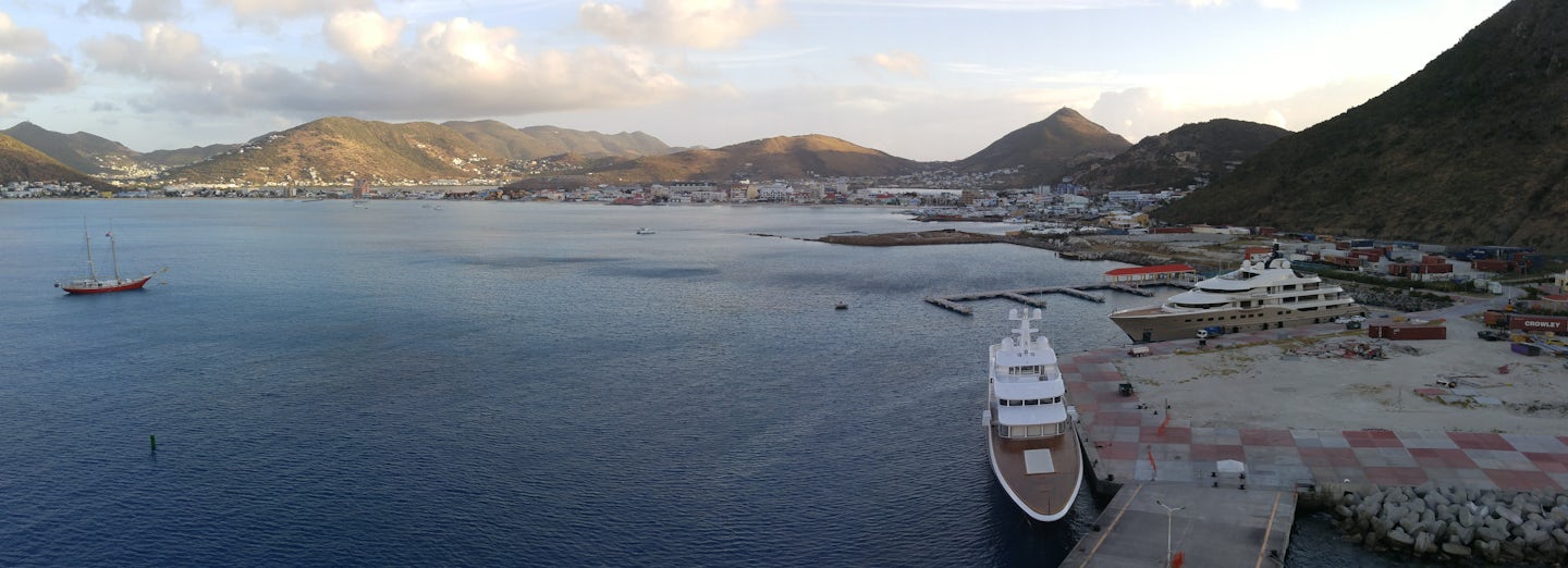 Docked in St. Maarten