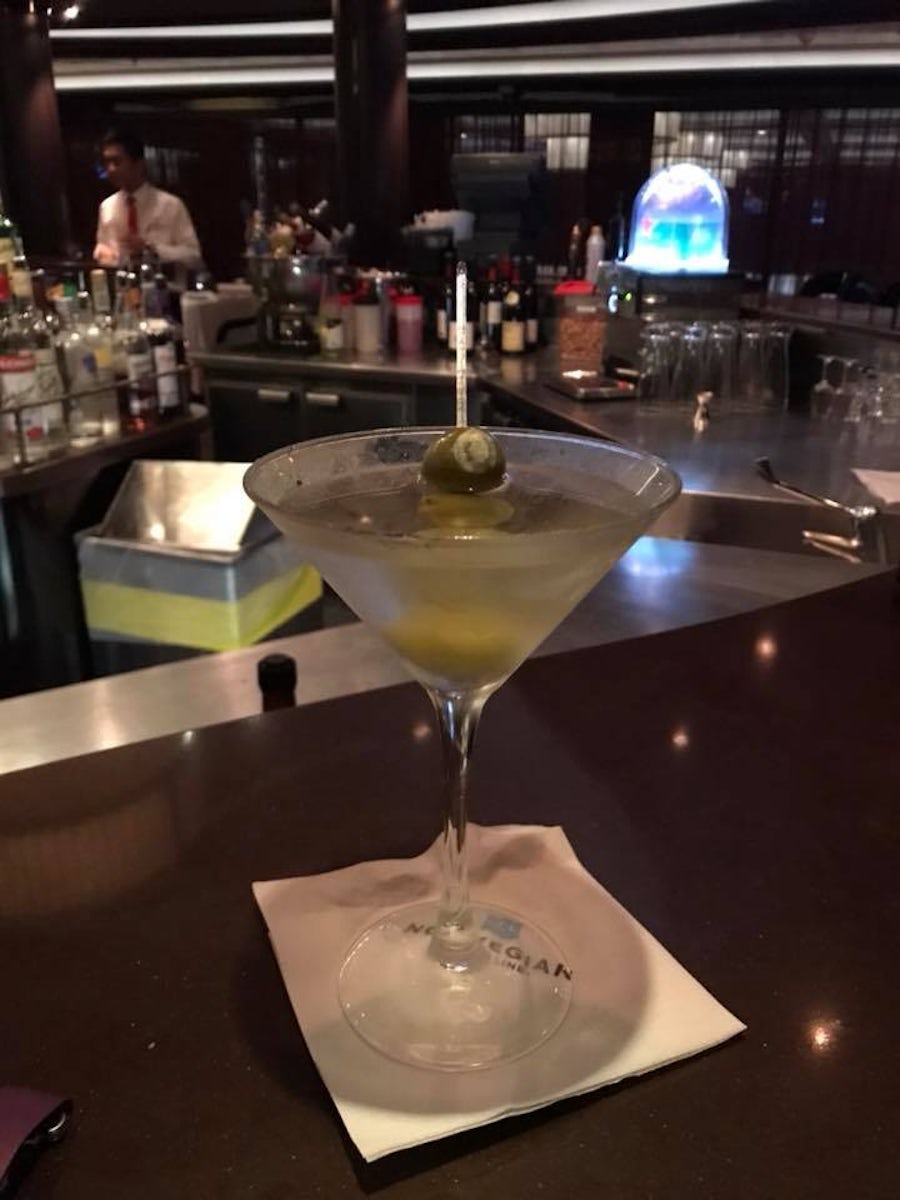 Get a dirty martini from Daniel at the Meridian Bar. Best bar tender ever!