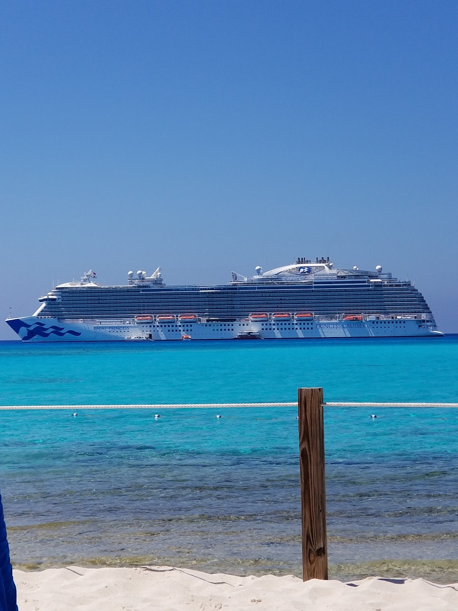 Regal Princess, from our Clam Shell on Princess Cays.