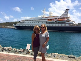 Boarding in St Thomas with our neighbor
