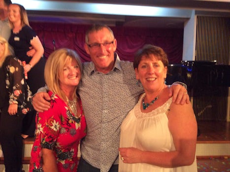 Myself & Maureen with The brilliant comedian Terry Cotta