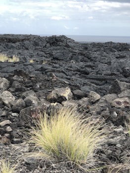Terrain view from Saddle Road on Mauna Kea
