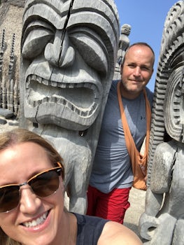 Fun with the tikis at the park