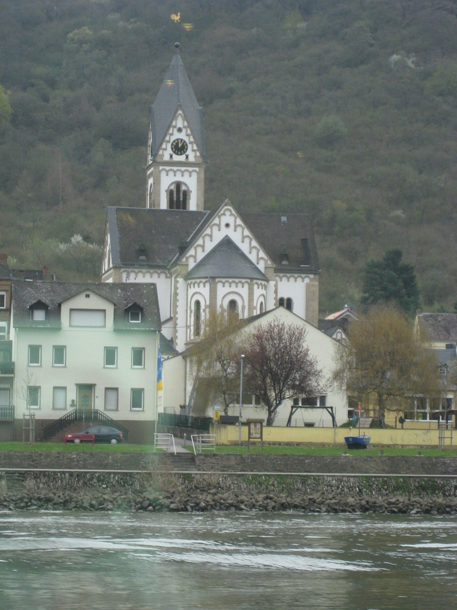 View from ship Rhine River