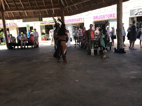 port in cozumel native dancing ritual