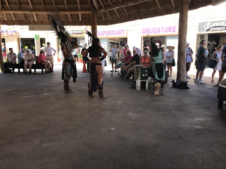 port in cozumel native dancing ritual