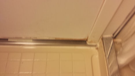 Rust on the Bathroom Door