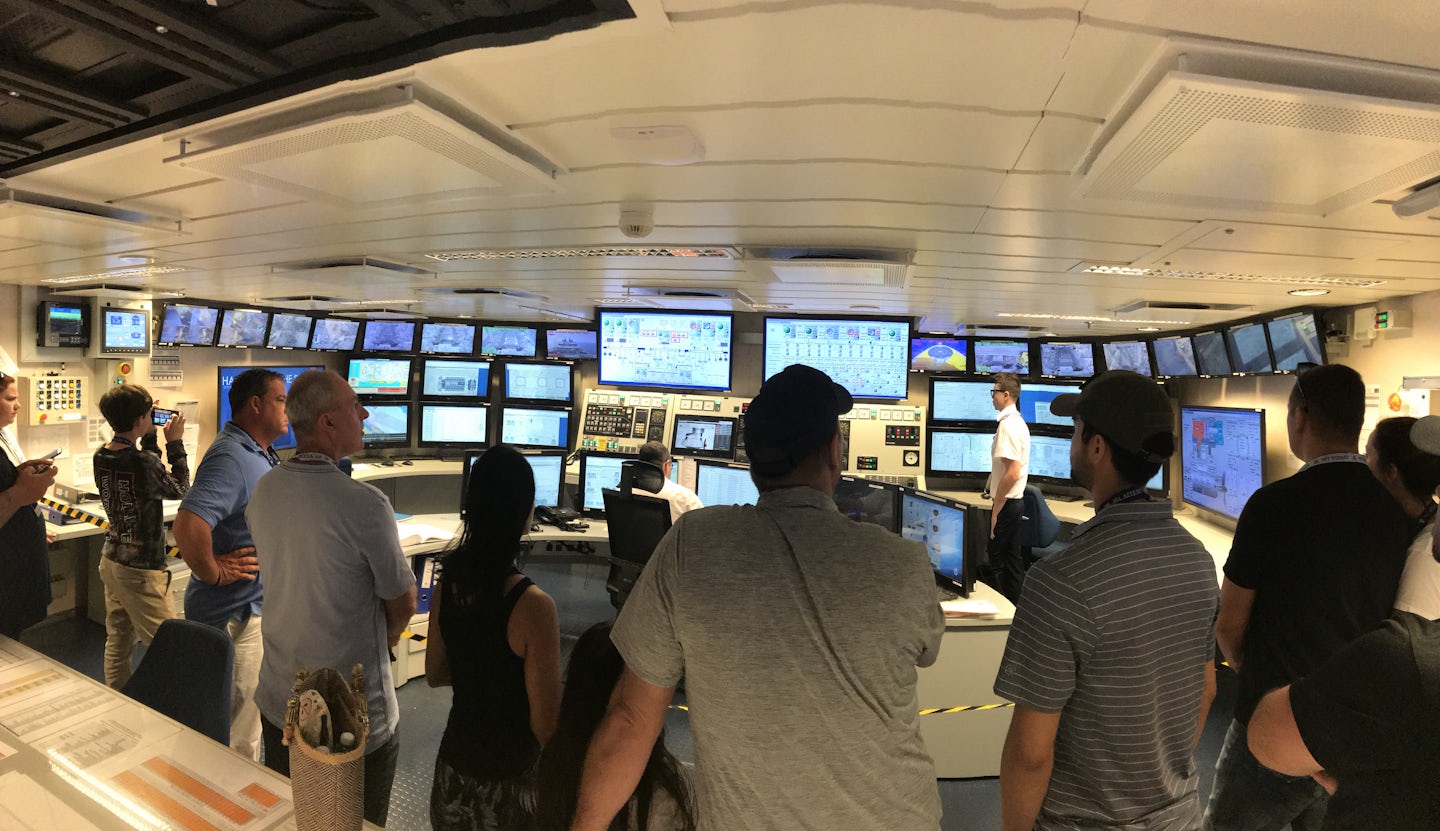 One of the control rooms