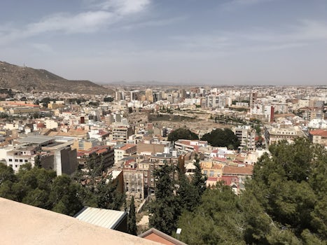 Cartagena, Spain: City view from Fort