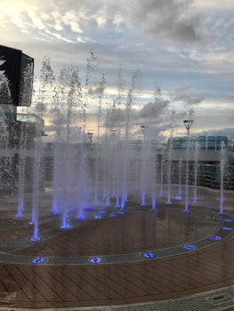 The fountains on the Royal.