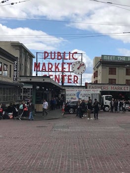 Pike's Market, Seattle, Wa.  Final port of cruise.