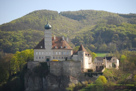One of several castles along the Wachau Valley