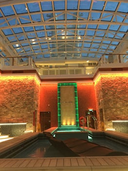 IT IS A PICTURE OF THE HAVEN POOL AREA