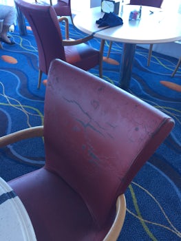 Chairs in the Oceanview Cafe