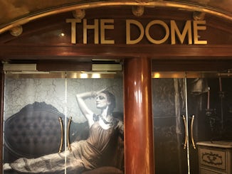 The Dome, the best place to be when leaving port.
