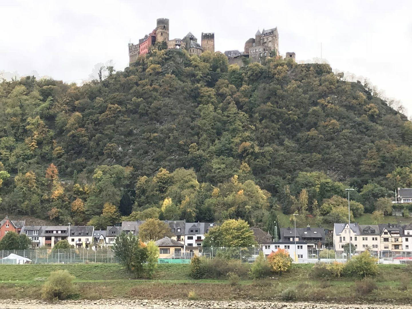 Castle along the Rhine River