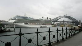 Celebrity Solstice in Sydney Harbour.