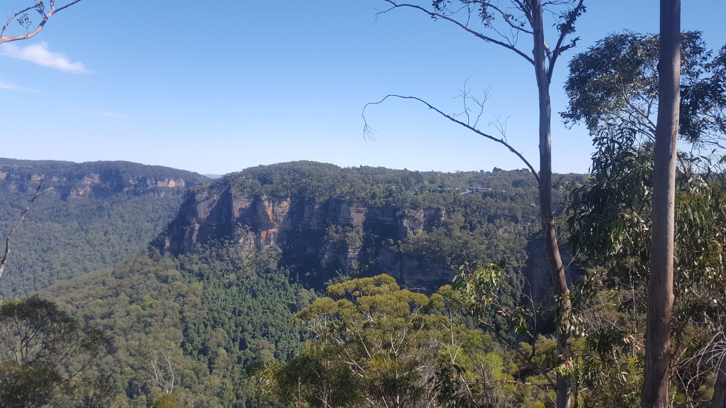 Blue Mountains view of 3 sisters