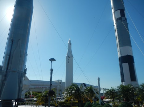 Rocket garden at Kennedy Space Center