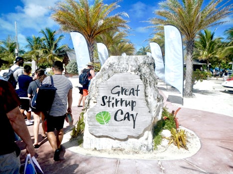 Perfect day at Great Stirrup Cay!