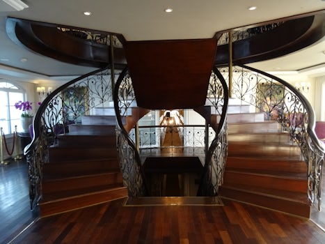 Stairway on the 2nd deck