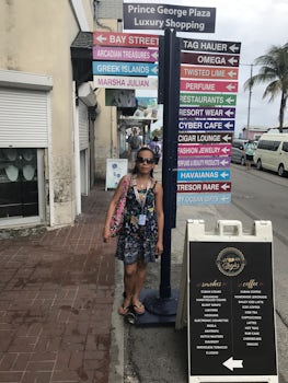 Shopping area in Nassau