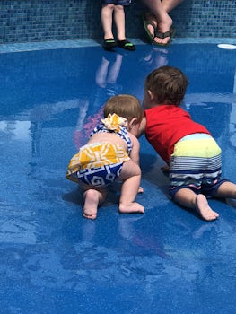 My babies enjoying some pool time