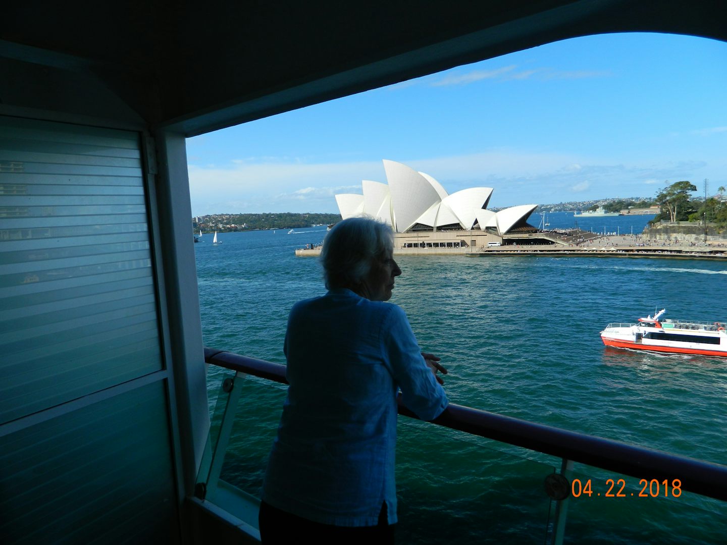 Opera House from cabin