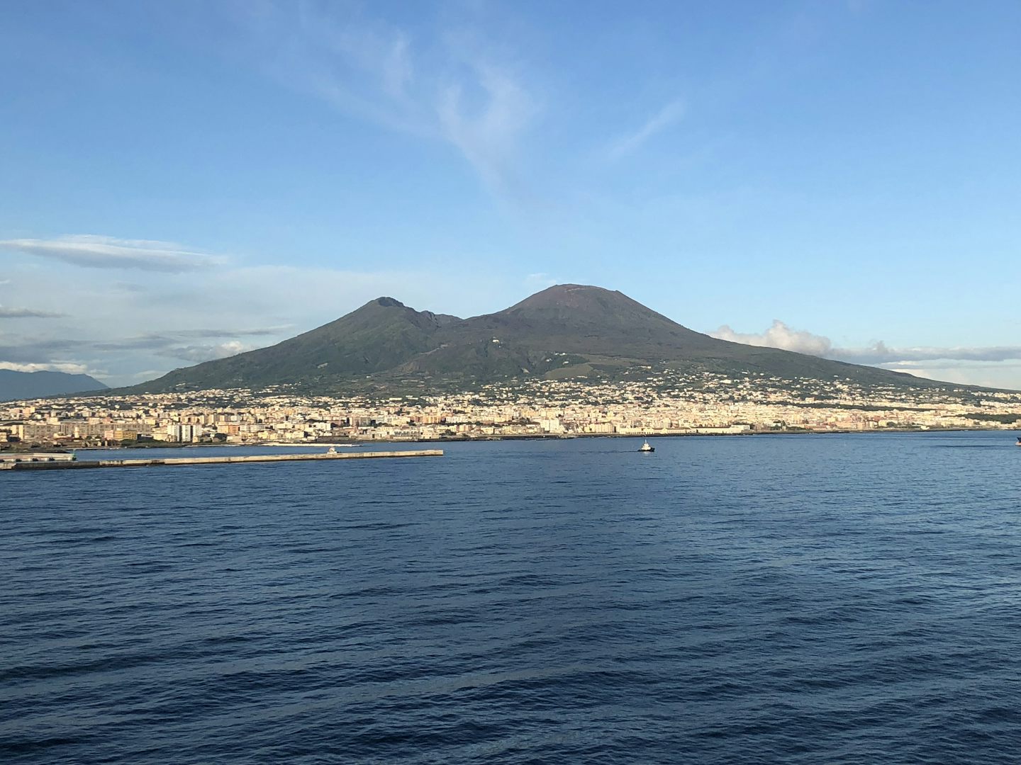 Naples a view from the ship