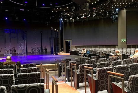 New World Lounge theater with 16 milion pixel digital video screen