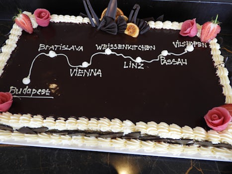 Cute cake of our route